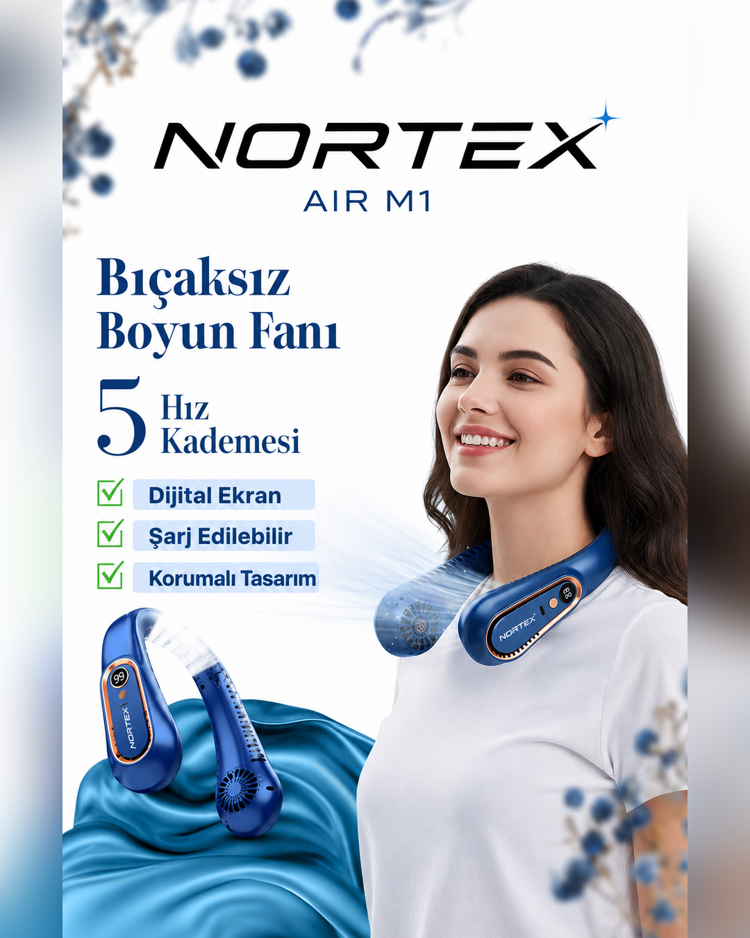 NORTEX AIR M1 Yeni Nesil Boyun Fanı