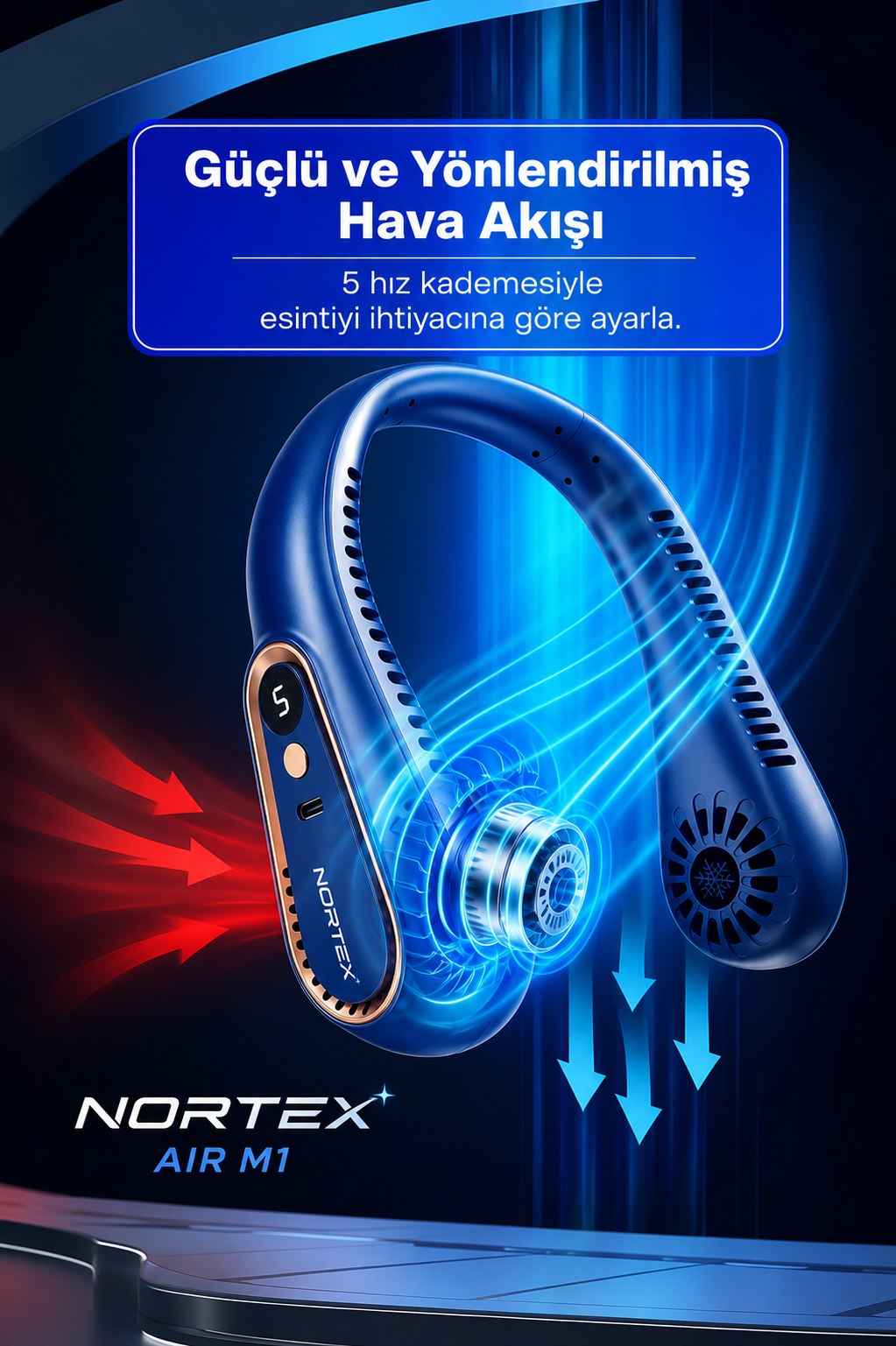 NORTEX AIR M1 Yeni Nesil Boyun Fanı