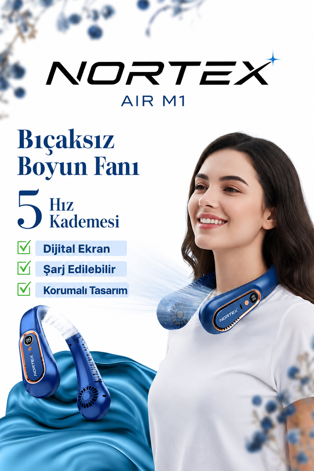 NORTEX AIR M1 Yeni Nesil Boyun Fanı